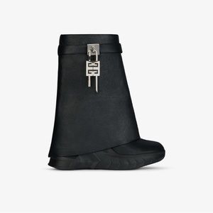 Givenchy Shark Lock Biker ankle boots
